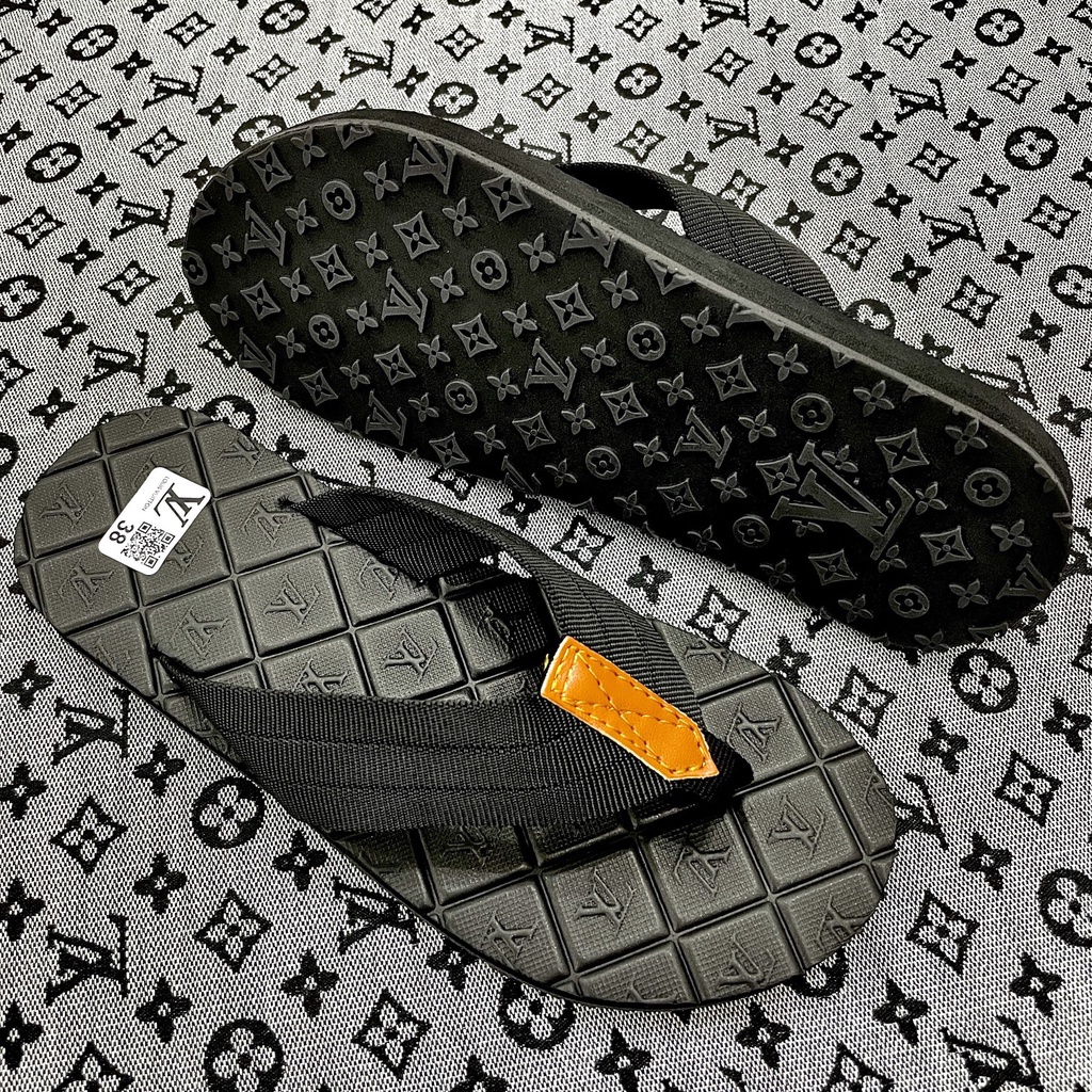 Dép kẹp xỏ ngón nam LV quai dù bao êm chân bền bỉ giá siêu hạt dẻ, thời trang cá tính ba màu lựa chọn cho anh em.