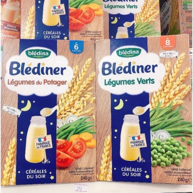 Bột Lắc Sữa Bledina Vị Rau Củ 8 Tháng (250g) date 3/2023