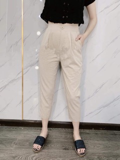 Quần Baggy Đũi  Khuy