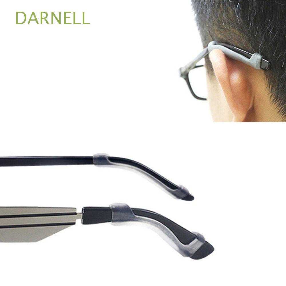 1 Cặp Vỏ Bọc Silicon Cố Định Mắt Kính Chống Trượt Nhiều Màu Sắc