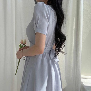 [ORDER] Váy chiffon buộc nơ Hàn Quốc