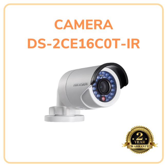 CAMERA HIKVISION DS-2CE16COT-IR 1MP (Thân sắt)