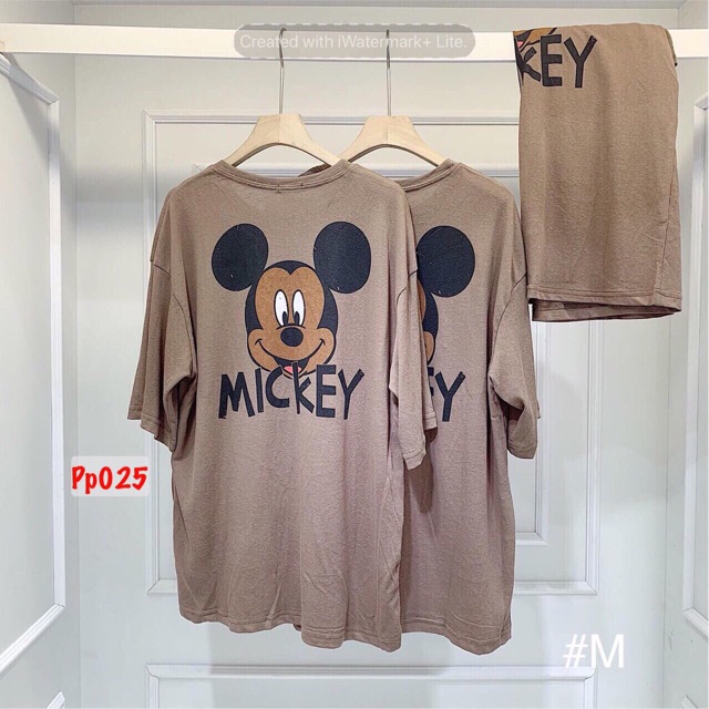 Áo Thun Form Rộng Tay Lỡ Mickey