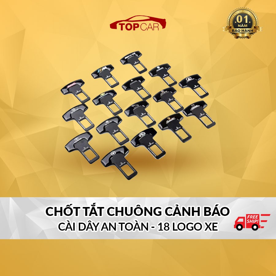 ️⚡SIÊU RẺ️⚡Chốt Cài Dây An Toàn Theo Hãng Xe Ver 2020 - Tắt Cảnh Báo