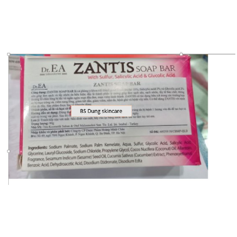 Xà bông y khoa Dr.EA Zantis soap bar | BigBuy360 - bigbuy360.vn