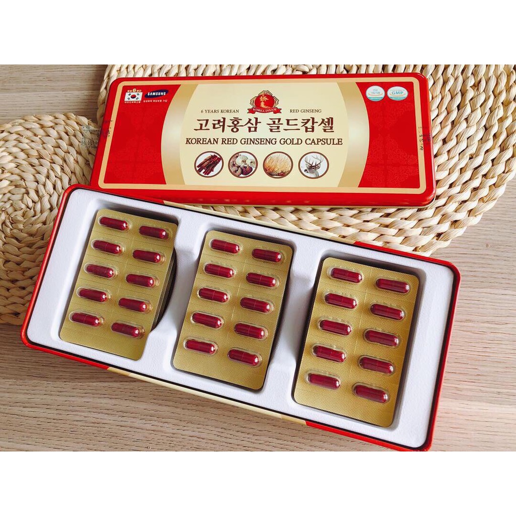 Viên đạm hồng sâm linh chi đông trùng hạ thảo Hàn Quốc 120 viên