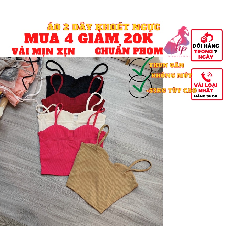 Áo 2 dây nữ khoét ngực  có mút croptop đẹp ôm body thun gân màu trắng đen  cực dễ thương mẫu mới thời trang hàn | WebRaoVat - webraovat.net.vn