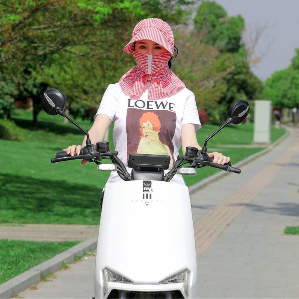 Mũ chống nắng kèm khẩu trang chống tia uv | BigBuy360 - bigbuy360.vn