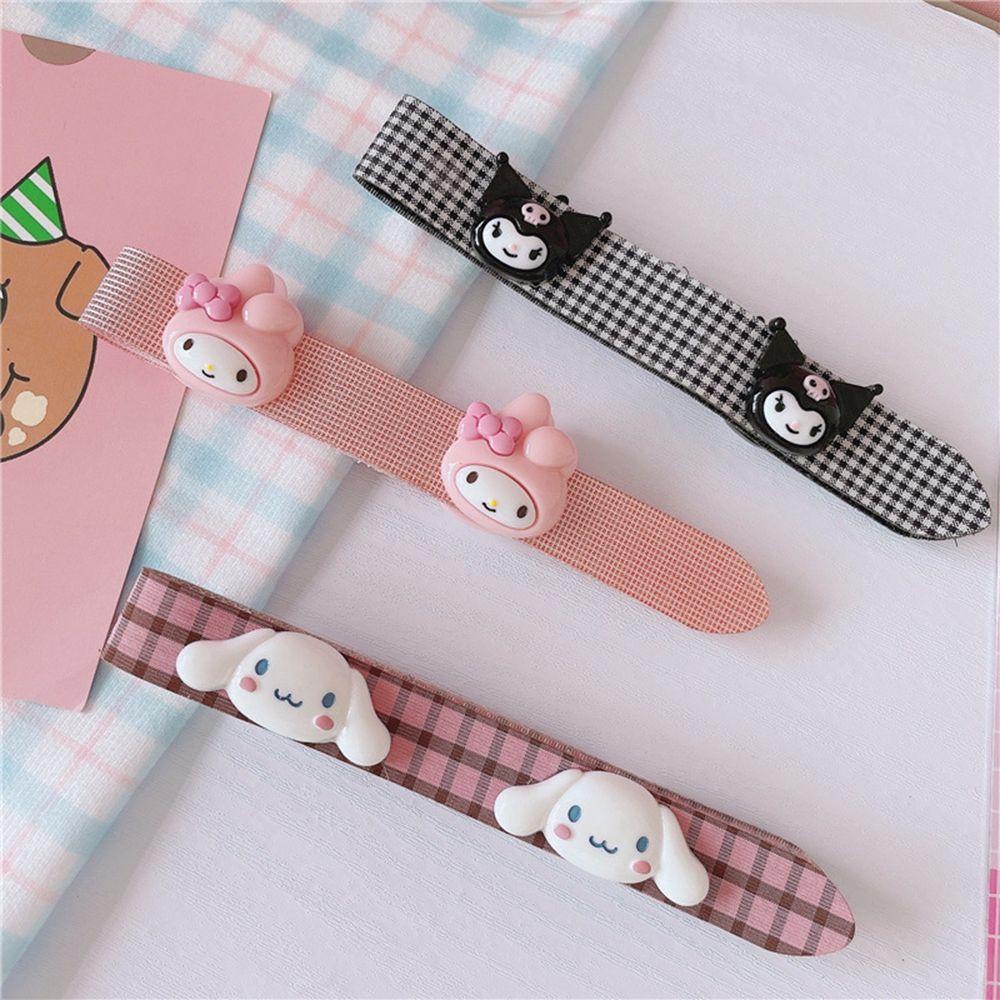 TWINKLE Băng Đô Vải Gấp Gọn Họa Tiết Melody / Cún Cưng / Mèo Melody Phong Cách Hàn Quốc Xinh Xắn