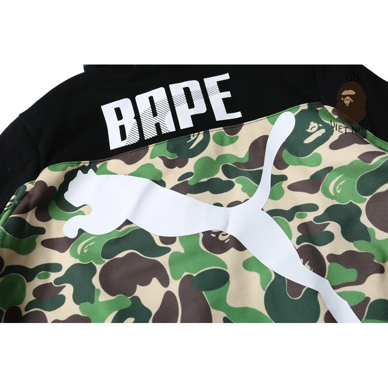 [ODER + FREESHIP] Jacket Bape Shark x Puma fullzip , Áo khoác Hoodie Bape Cá Ngáo | BigBuy360 - bigbuy360.vn