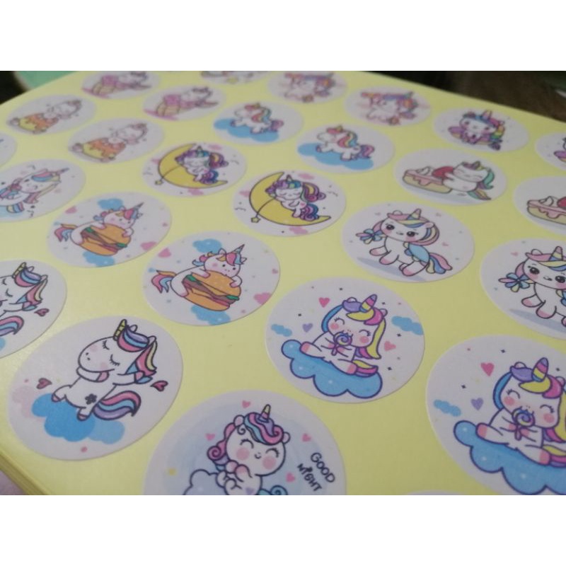 🔥30 hình dán sticker hình UNICORN 🔥