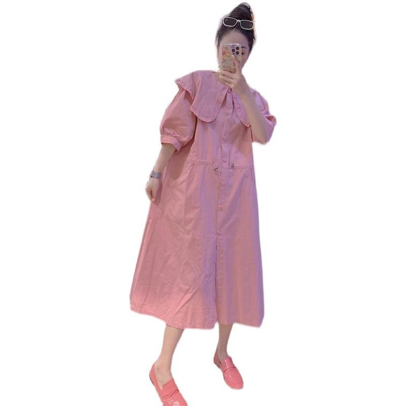 Đầm Cổ Búp Bê Dáng Rộng Cỡ Lớn Thời Trang Mùa Hè 2022