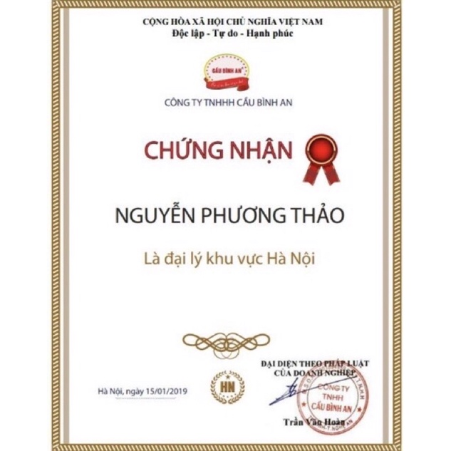 Tắm trắng than sồi Cầu Bình an lọ 400ml