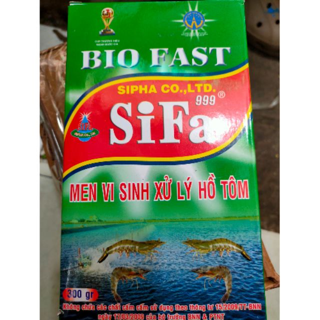 Men vi sinh xử lý hồ cá , tôm ,