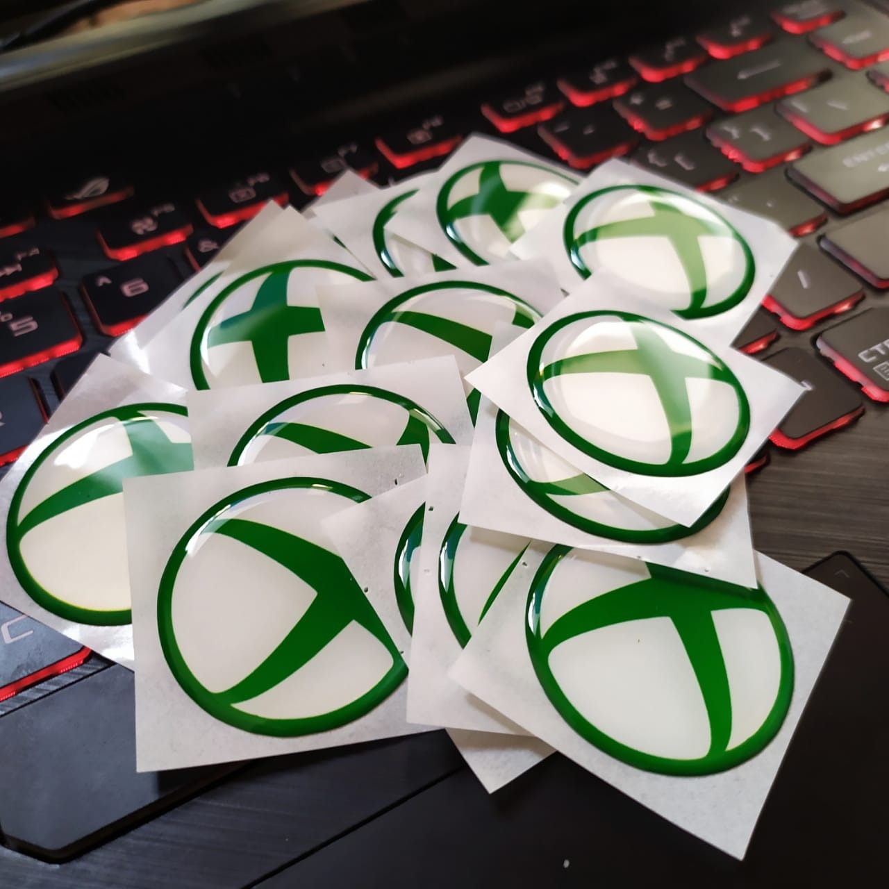 Sticker dán trang trí xe mô tô Xbox LOGO EMBLEM