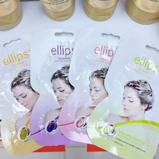 Mặt Nạ Ellips Kem Ủ Dưỡng Tóc 20G hư tổn uốn nhuộm óng mượt