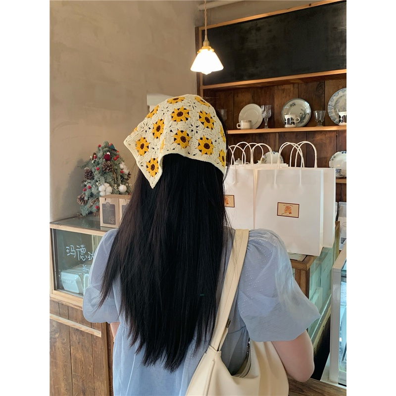 Nón Len Đội Đầu Phong Cách Retro Xinh Xắn Cho Nữ