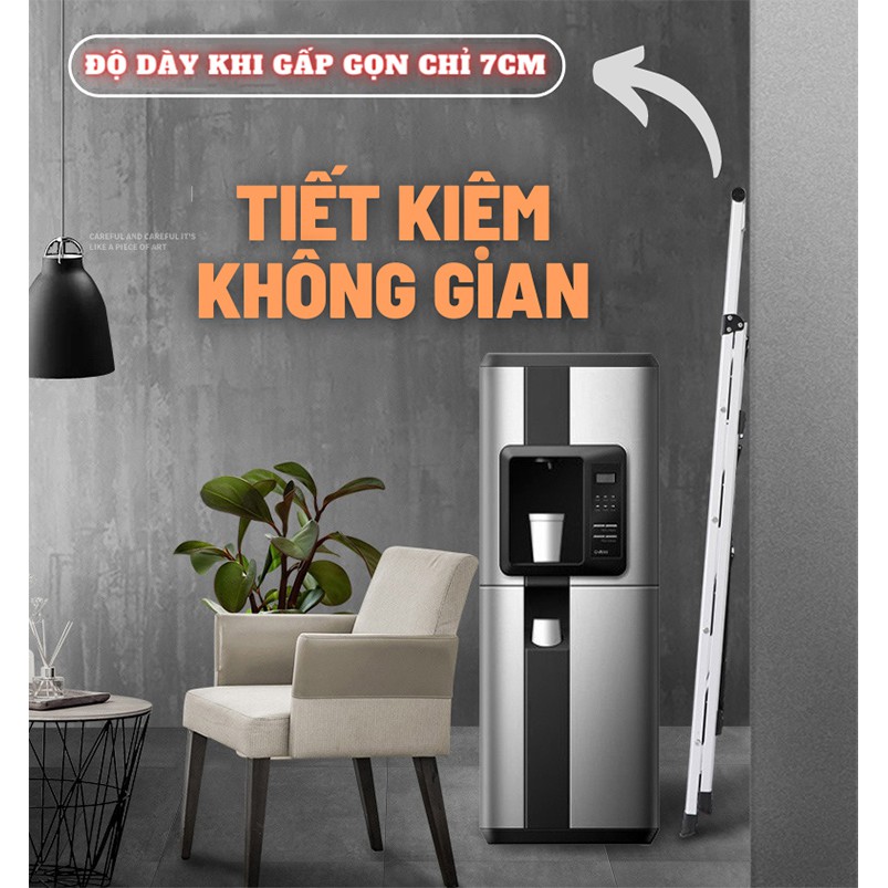 Thang ghế nhôm tay vịn tiện lợi - chính hãng NIKITA