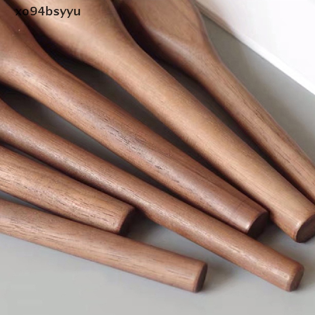 1 Cọ Trang Điểm Xo94Bsyu Tay Cầm Bằng Gỗ Óc Chó Cao Cấp