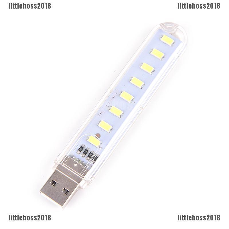 Đèn LED mini 8 bóng cổng USB tiện lợi