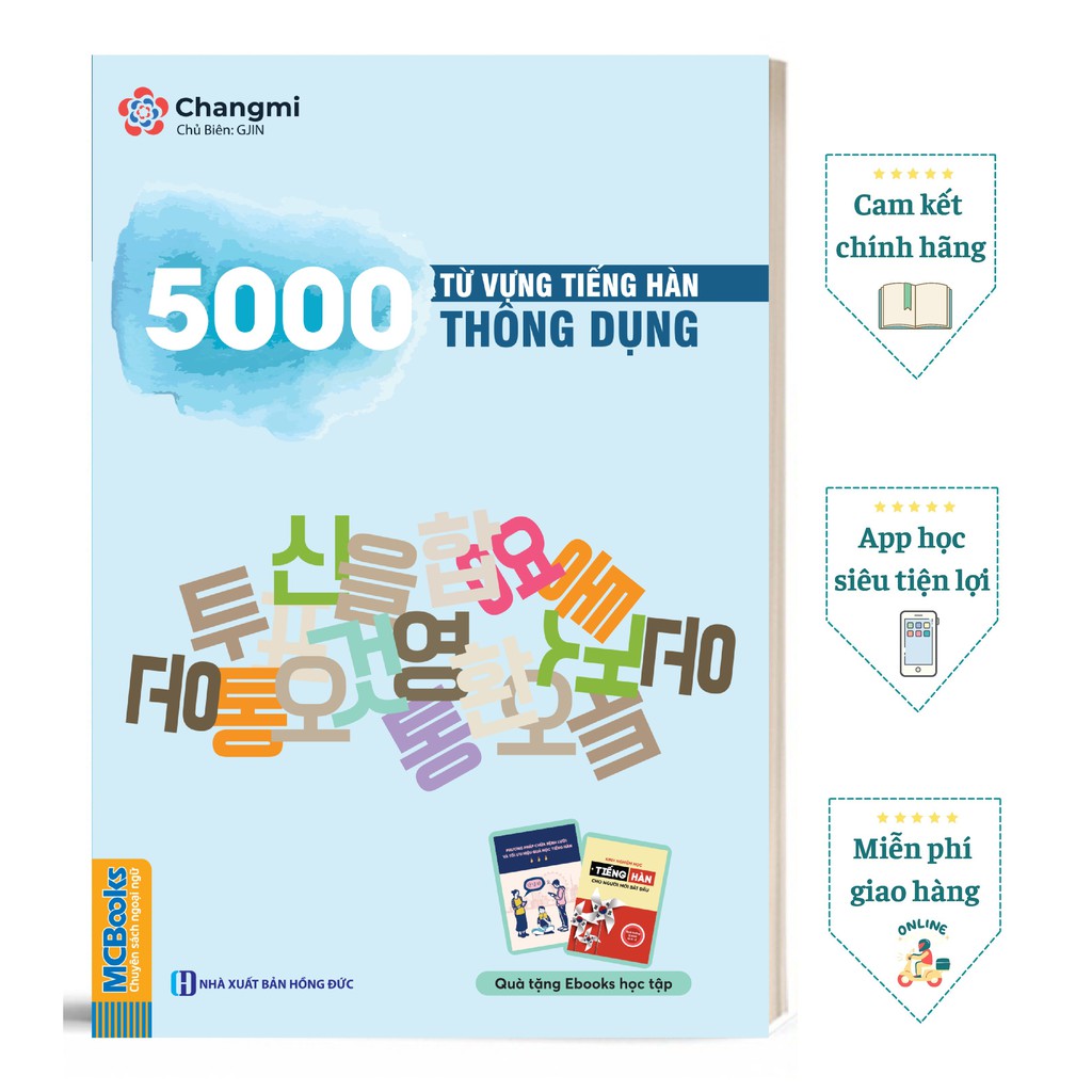Sách - 5000 từ vựng tiếng Hàn thông dụng