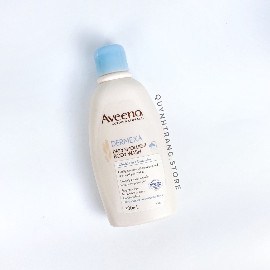 Sữa tắm dành cho da chàm Aveeno Eczema / Dermexa 50ml &amp; 280ml