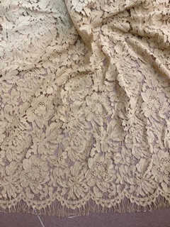 Vải ren sợi chỉ cotton đẹp (đủ màu-bán khoang)