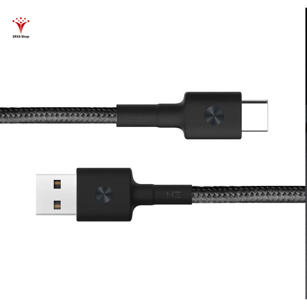 Cáp USB Type C bọc sợi Kevlar Xiaomi ZMI AL411/AL401 30cm/100cm Đen - 29x5Shop