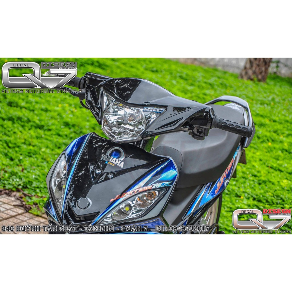 TEM RỜI EXCITER 2010 XANH ĐEN