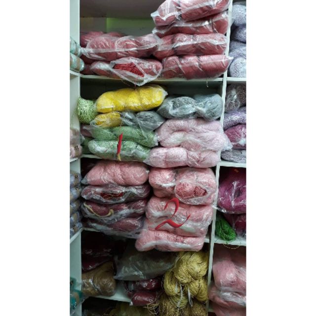 Thanh lý sợi cói giấy dọn kệ. bán theo gam.