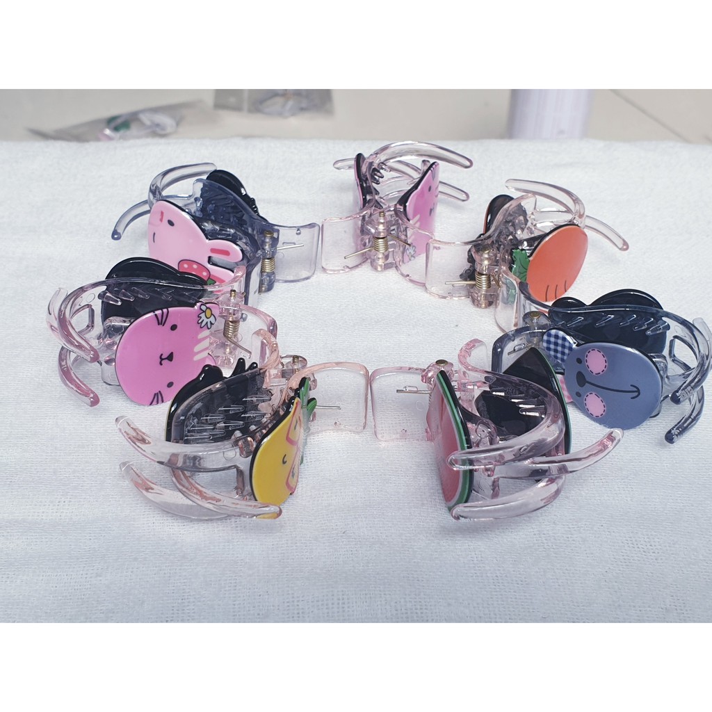 GẤP TÓC TRONG SUỐT CÓ HÌNH DỄ THƯƠNG