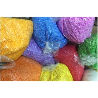 Hạt xốp màu làm hoa