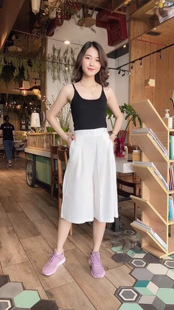 Quần ống rộng đũi xếp ly chun sau vải dày đẹp, may cẩn thận, form chuẩn | BigBuy360 - bigbuy360.vn