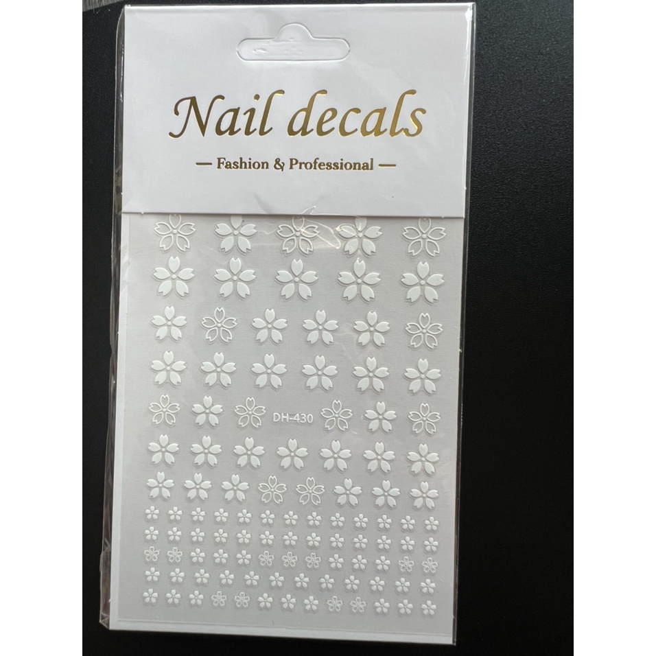 Sticker  mẫu hoa cao cấp dán móng tay nail