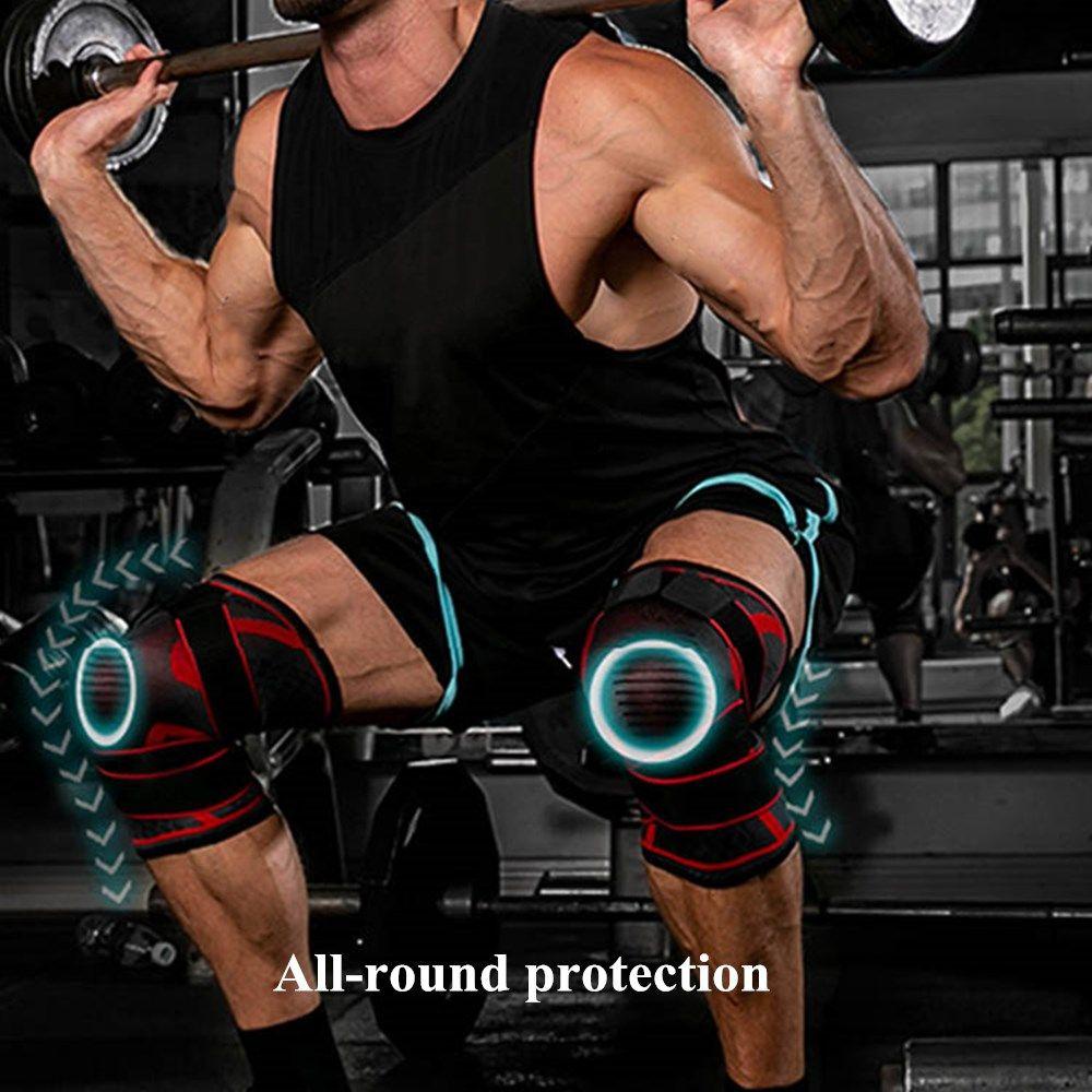 Đệm Bảo Vệ Đầu Gối Giảm Đau Có Thể Điều Chỉnh Hỗ Trợ Luyện Tập Thể Thao /