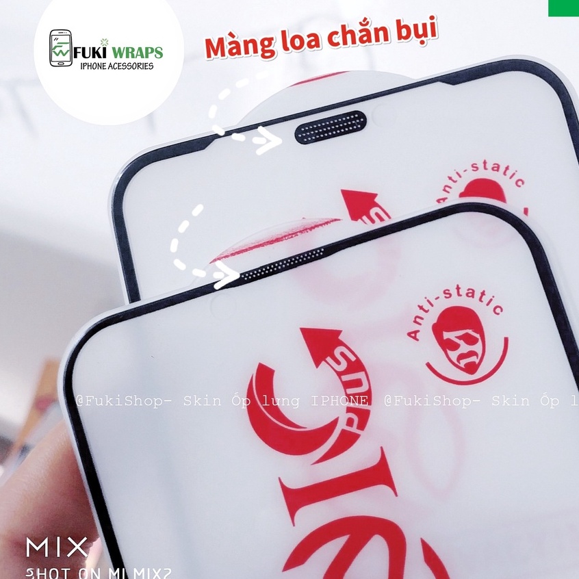 Kính Cường Lực Nano Dẻo Chống Bụi Màn Loa Full Màn Dành Cho 13prm , 12prm , 11prm , xsm , 7p - FukiShop