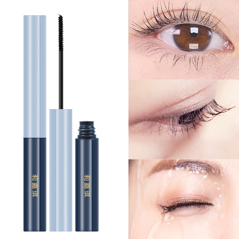 Mascara Màu Đen Đầu Cọ Siêu Mịn Chống Thấm Nước Không Nhòe Chuốt Dài Dày Và Cong Mi Tự Nhiên