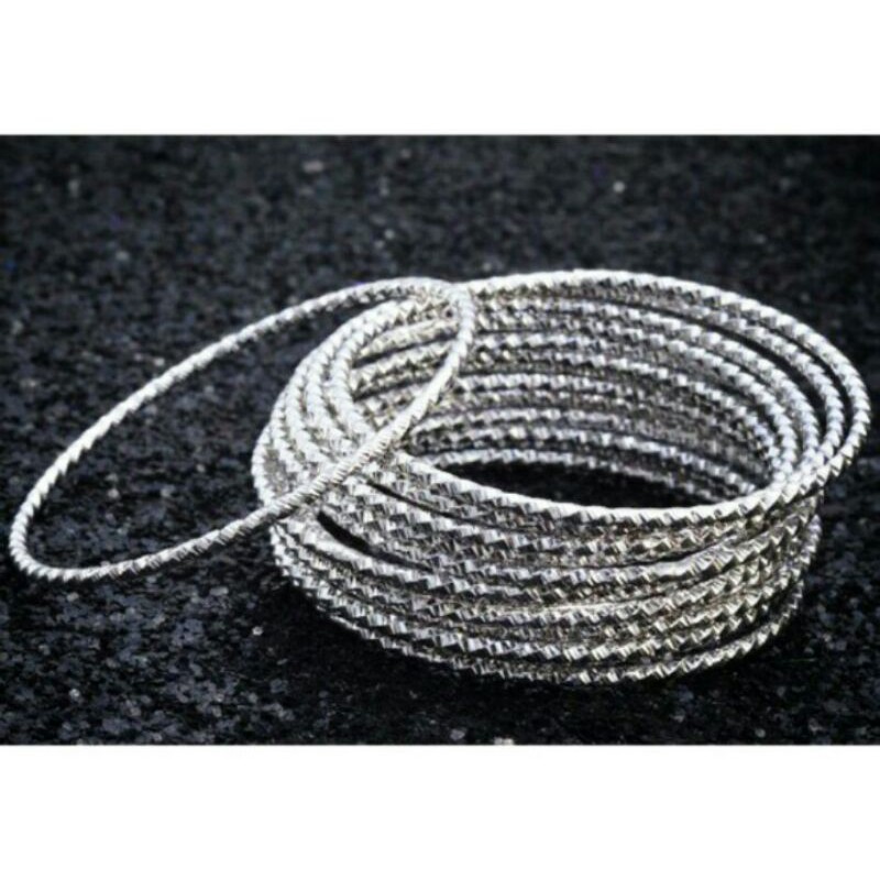 Bộ 7 vòng ximen inox ni 58 không đen thanh lý