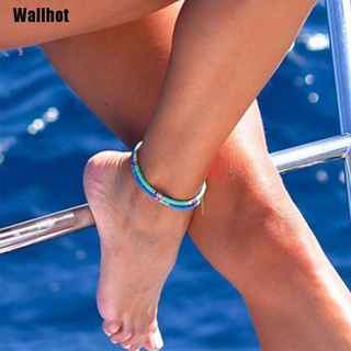 Lắc Chân Đất Sét Nhiều Màu Phong Cách Boho