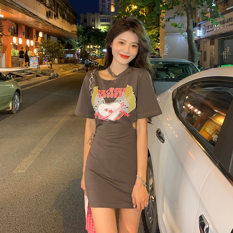 Hàng Có Sẵn Đầm Mỏng Dáng Rộng Thiết Kế Gợi Cảm Hợp Thời Trang Cho Nữ đầm nữ JL-LYQ-20