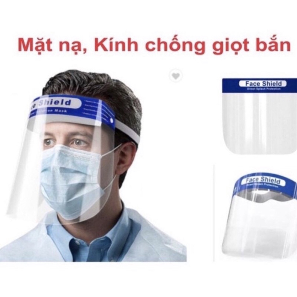 Mặt nạ trong suốt chống giọt bắn / mắt kính phòng dịch Face Shield