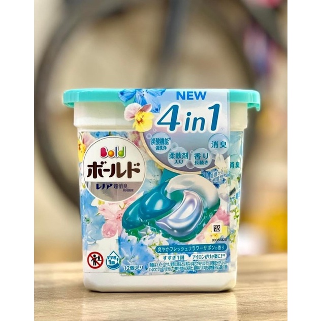 Viên Giặt xả 4D GelBold Nhật Bản