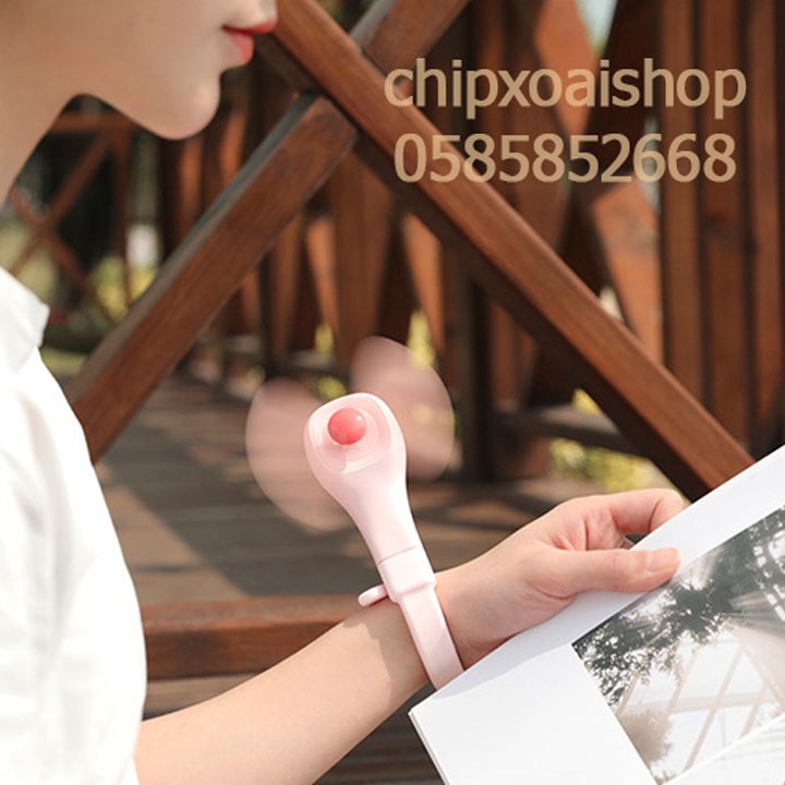 Quạt Mini SILICON Mềm Pin Sạc