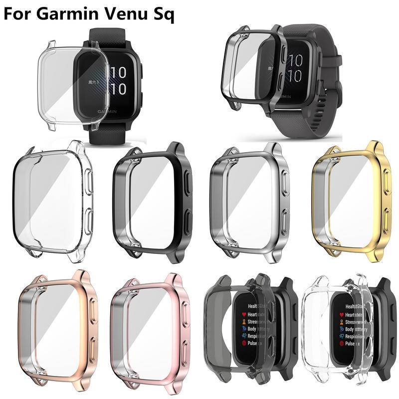 Vỏ bảo vệ màn hình từ TPU trong suốt cho đồng hồ thông minh Garmin Venu SQ