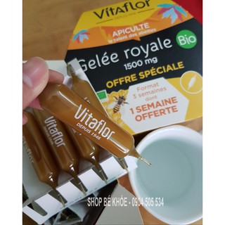 Sữa ong chúa Vitaflor - 20 ống: Pháp