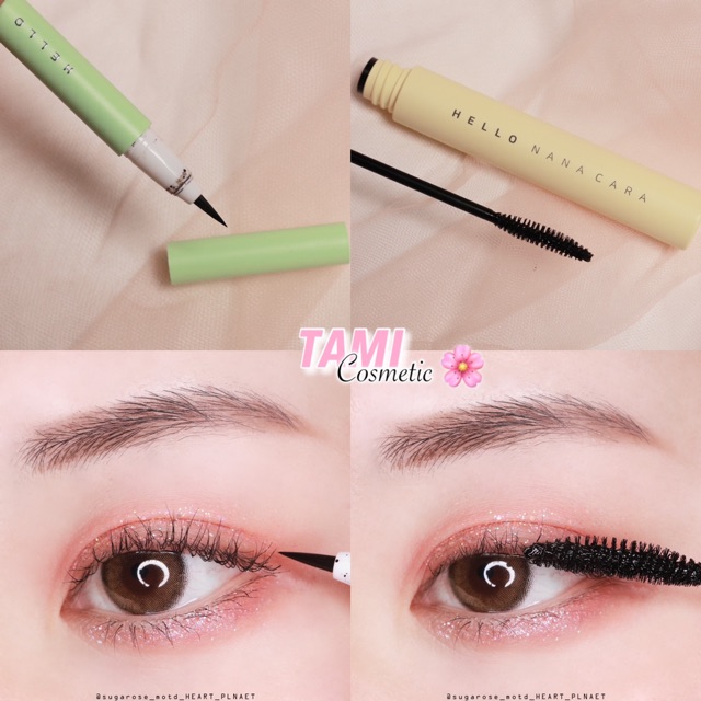 KẺ MẮT NƯỚC EGLIPS HELLO WONDER LINER & MASCARA EGLIPS HELLOW NANA CARA | BigBuy360 - bigbuy360.vn
