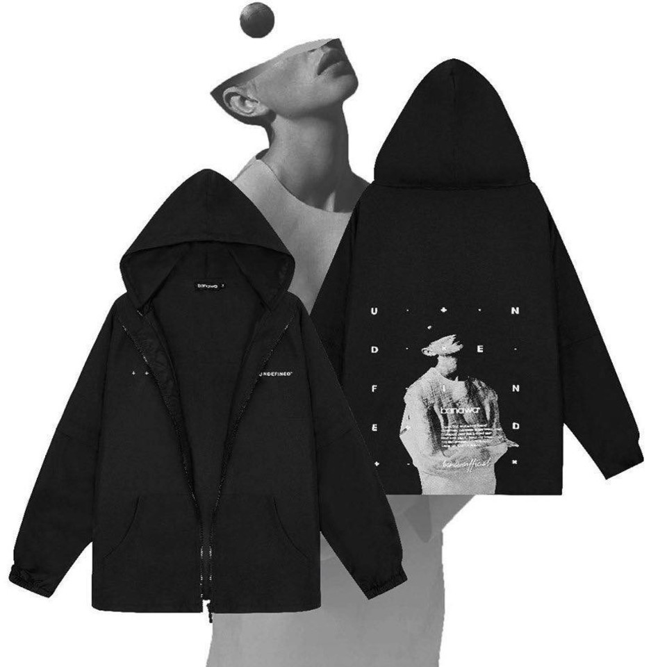 Áo khoác dù form rộng unisex - Gin store