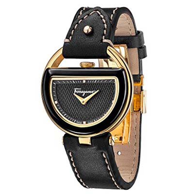 Đồng hồ nữ Salvator Ferragamo FG5010014 dây da đen size 37mm