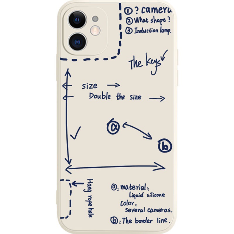Ốp lưng iphone Ốp điện thoại họa tiết chữ đơn giản cho iPhone6/6plus/6s/6splus/7/7plus/8/8plus/x/xr/xs/11/12/13/pro/max/plus/promax Dinuo case