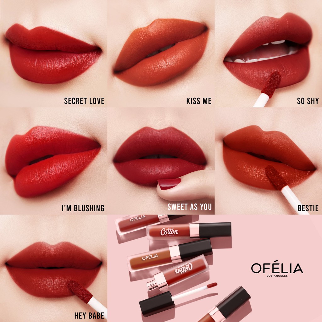 Son kem OFÉLIA Cotton Lip Cream | BigBuy360 - bigbuy360.vn